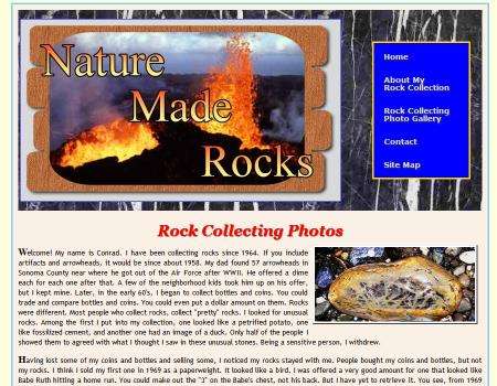 Rock Collecting Website