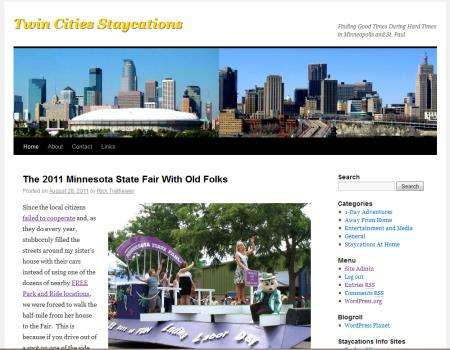 Minneapolis Staycations Website