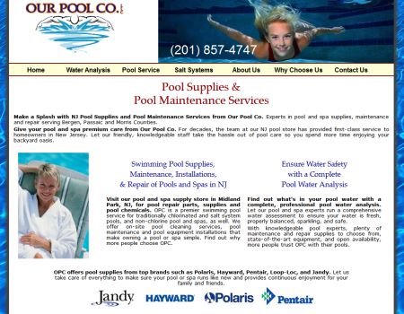 Pool Maintenance Website